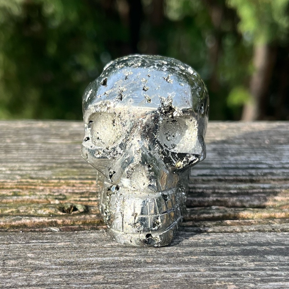 Pyrite Skull